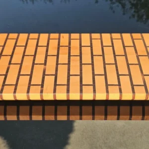 handmade maple & walnut 3d butterfly cutting board: end grain charcuterie board