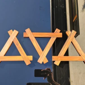 handmade maple & walnut 3d butterfly cutting board: end grain charcuterie board