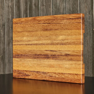 iroko edge grain cutting board | african teak hardwood kitchen board | handmade chef gift