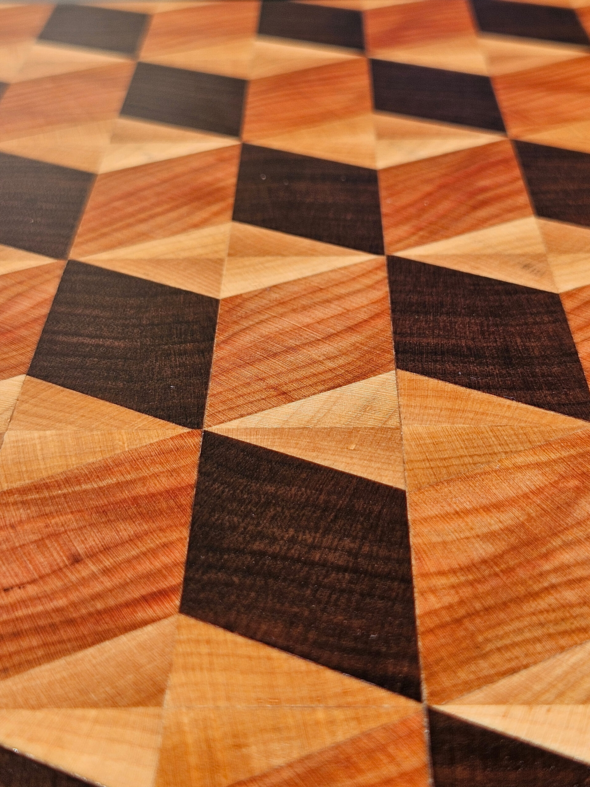 3d cube end grain cutting board | walnut, cherry & maple | keeduchwoodworking 3d cube end grain cutting board | walnut, cherry & maple | keeduchwoodworking